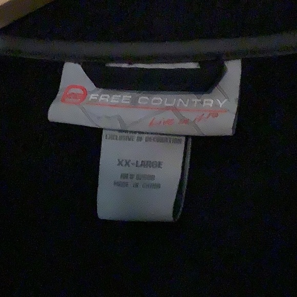 Free Country black fleece lined jacket, size XXL - Picture 2 of 7